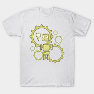 Gold Geometric Buddy : with background T-Shirt